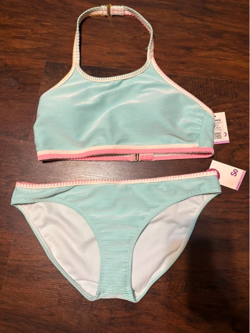 SO brand XL mint green & pink bikini NWT [COPY]